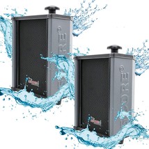 5Core Speaker Commercial Paging PA On Wall Mount Indoor Outdoor Home 2Pcs 100W - £23.62 GBP