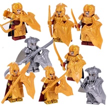Lord of the Rings Silvan Elves The Mirkwood Elf Palace Guard 8pcs Minifigures - £13.93 GBP