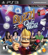 Buzz! Quiz World - Sony PlayStation 3 [Party Quiz Family Minigame Game Only] NEW - £14.94 GBP