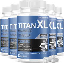 (5 Pack) Titan XL Supplements Pills (300 Capsules) - £88.69 GBP