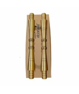 PAIR of Solid Brass Main Entry Door Handle Vintage Pull and Knob - $117.00