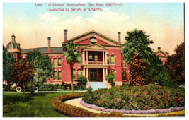 No. 1888 O&#39;Connor Sanitarium Sisters of Charity San Jose, CA Mitchell Postcard - £9.91 GBP