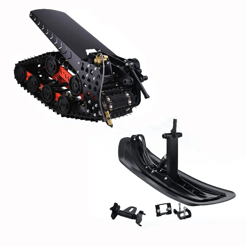 BIG New design Pit bike Dirt bike Sled Sleigh ski and Rear wheel rear tracks for - £1,907.20 GBP