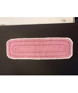 Artisan Crocheted Doily 21&quot; Hand Made Pink Rectangle Table Runner Dresse... - $260.48 MXN