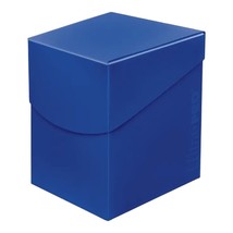 Ultra Pro Eclipse PRO 100 Deck Box Pacific Blue Locking Lid with 1 Card ... - £7.86 GBP