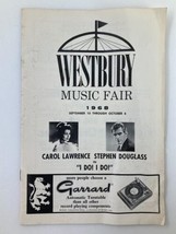 1968 Westbury Music Fair Carol Lawrence, Stephen Douglass in I Do! I Do! - £14.91 GBP