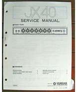 Yamaha JX40 Guitar Amplifier Original Service Manual, Schematics Parts L... - $910.98 MXN