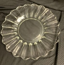 Vintage Heisey crystal clear Crystolite glass plates luncheon salad 8&quot; - £5.34 GBP