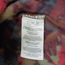 Columbia AL2906 Women’s Brown Multicolor 1/4 Button Pullover Fleece Sweatshirt M image 4