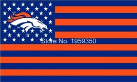 Denver Broncos Flag 3x5ft Banner Polyester American Football broncos001 - £12.78 GBP