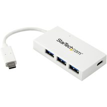 StarTech.com 4-Port USB 3.0 Hub - Powered USB 3.0 Hub - USB-C to 1x USB-C and 3X - $45.30