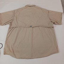 Columbia Shirt Men's XL Brown Check Cotton Short Sleeve Super Bonehead FM7272 image 15