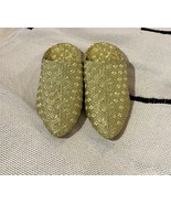 Moroccan women&#39;s slippers  gold -Gold Moroccan Slippers -Gold slippers f... - £40.04 GBP