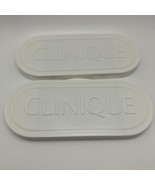 Clinique Mirror Comb Set Travel Size Compact Pocket Vanity White Lot of 2 - $25.72 CAD