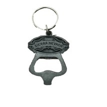 Sierra Nevada Pewter Gray Bottle Opener Keyring Souvenir - $7.00