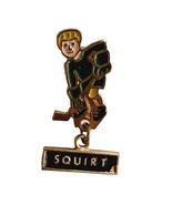 Squirt Green Jersey Vintage Hockey Pin Enamel Filled Sports Collectible ... - $474.98 MXN