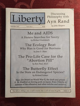 LIBERTY Free Market Magazine September 1990 Ayn Rand John Hospers Ron Paul - $17.63