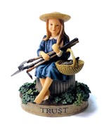 Vintage Virtues Trust 2002 Garden Girl Figurine Demdaco Kathy Killip Bro... - £13.21 GBP