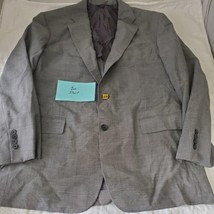Brooks Brothers Brookschool Wool Grey 2 Button  Blazer Suit Jacket Sport... - $24.75