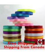 Silk Satin Ribbon 25yard 10/ 20mm Gift Party Decor Roll 25 Colors Series1 - $3.92 CAD+