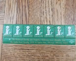 Easter Seals 1967 Set of 7 Stamps Green - $2.84
