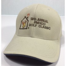 18th Annual RMHCCI Golf Classic Flexfit Cap Baseball Hat WearGuard L-XL Beige - $13.95