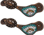 Horse Western Riding Cowboy Boots Leather Spur Straps Tack  74141 - $26.72