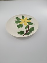 Golden Jasmine Dinner Plate 9.5&quot; Hand Painted Yellow Green Replacement - $12.95