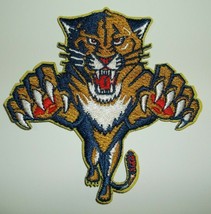 Florida Panthers Embroidered Patch~3 3/4&quot; x 3 5/8&quot;~Iron or Sew On~NHL~Sh... - $6.27 CAD