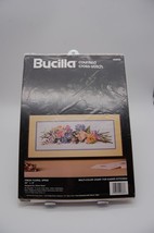 Bucilla Counted Cross Stitch Kit &quot;Fresh Floral Spray&quot; #40668 1993 UNSTITCHED - £14.90 GBP