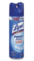 LYSOL 24 oz. 10X Cleaning Actions Aerosol Spray Power Foam Bathroom Clea... - £6.60 GBP