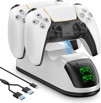 Controller Charger Station Compatible With PS5, Charging Station - £11.32 GBP