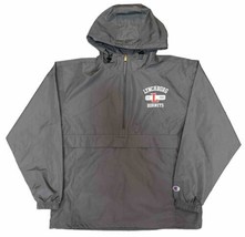 University of Lynchburg Champion Wind Breaker Mens Medium Gray Hornets - $24.70