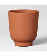 Threshold Outdoor Planter 3.98&quot; Wide Terracotta Outdoor Pot - $59.34 MXN