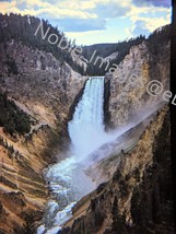 1963 Waterfall at Yellowstone National Park Wyoming 35mm Slide - £4.27 GBP