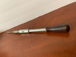 Vintage No. 130A Stanley Yankee Ratcheting Screwdriver Tool 12&quot;  Pat. De... - $28.00