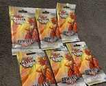 6 Bakugan Pro - Armored Elite Booster -10 Trading Cards Lot packs - spin... - £19.75 GBP