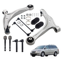 10pc Front Lower Control Arms Tie Rods Sway Bar Kit For 2005-2010 Honda Odyssey - £138.11 GBP