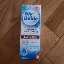 Hard to Find Gly-Oxide Alcohol-Free Antiseptic Mouth Sore Rinse 2 oz 11/... - £55.25 GBP