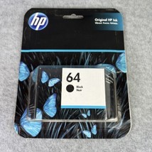 HP 64 Black Ink Cartridge - N9J90AN Exp: 06/2019. - £13.23 GBP