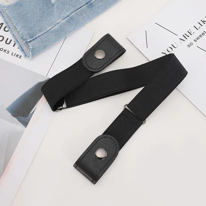 House Home Buckle-Free Belt For Jean Pants,Dresses,No Buckle Stretch Elastic Wai - £19.98 GBP