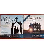 2 NEW LIGHTHOUSE TALKS CDS - MIKE AQUILINA: LOVE CONQUERS ALL &amp; TOTALLY HIS - £7.84 GBP