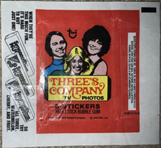 Three’s Company Trading Card Wrapper (Topps, 1978) - £1.60 GBP