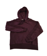 Garage Purple Hoodie Sweatshirt Drawstring womans XS Cable Knit Comfy - $17.33 CAD