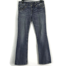 Miss Me Womens Jeans Size 28 Boot Cut Flap Pockets Embellished  - $29.12