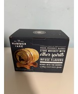 NEW Wood Barrel Hammer &amp; Axe Whiskey Barrel Holds 800 ML 27Fl Oz Of Whiskey - $27.02 CAD
