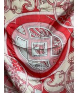 Hermes 100% cashmere silk 37&quot; x 35&quot; Washington’s Carriage Pink Scarf NWT - $3,858.50 MXN