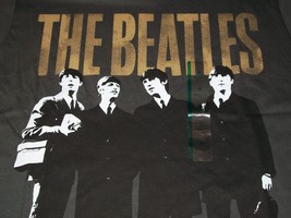 The Beatles Ringo John Paul George Apple Corps 2011 Brown Tshirt - $19.99