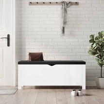  Storage Box High gloss white Engineered wood, faux leather Medium - $3,543.11 MXN