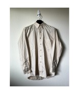 Jos. A. Bank Traveler’s Yellow Check Shirt Men’s M 100% Cotton EUC PTP 22 - $30.00